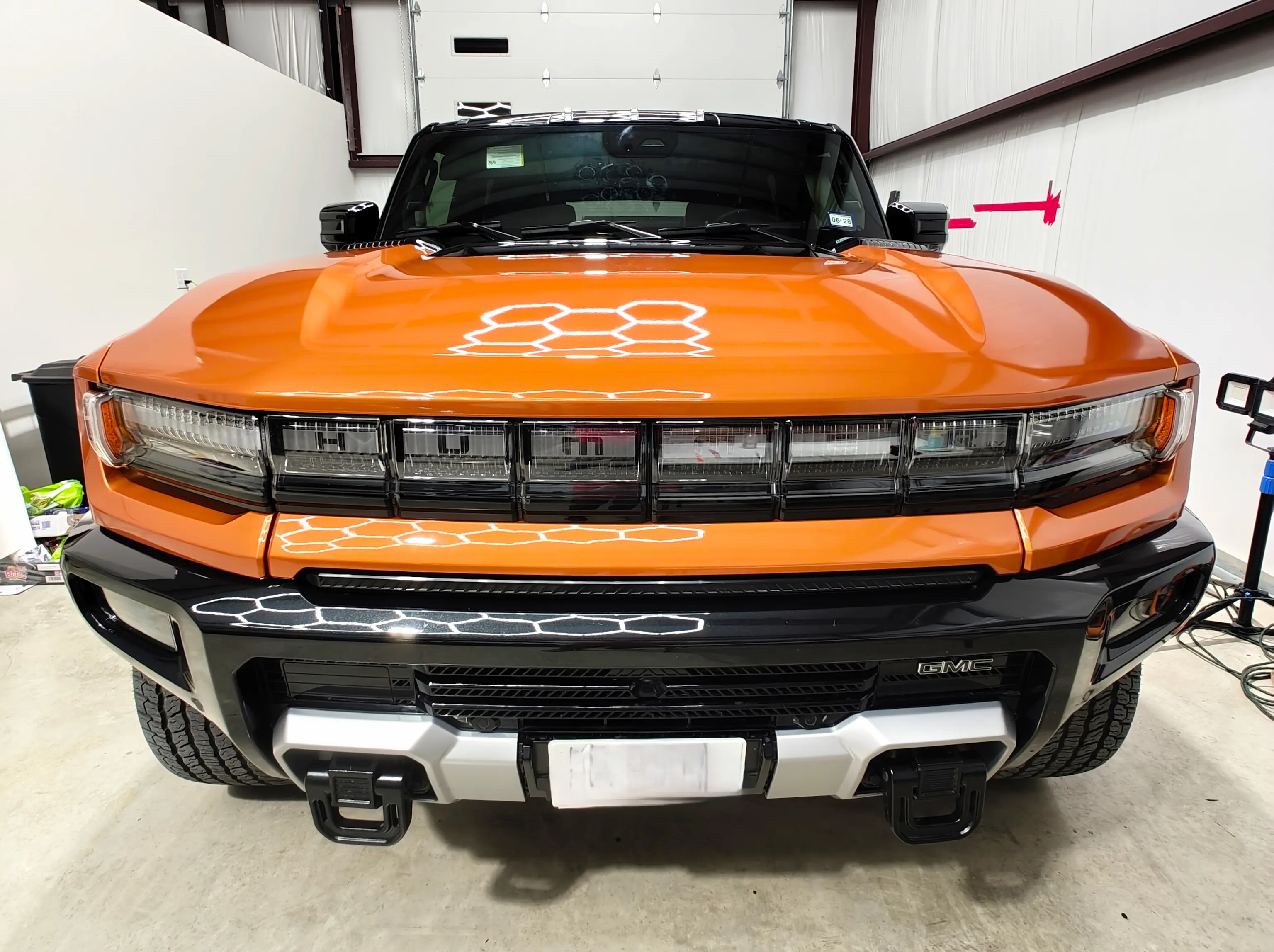 Liquid copper wrap on a GMC Hummer EV — Austin TX